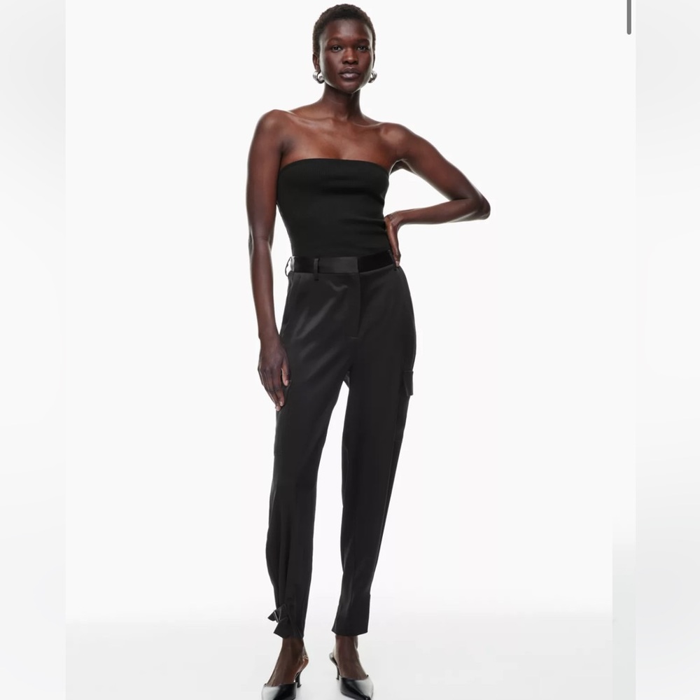 Aritzia Babaton Refined Satin Cargo Pants